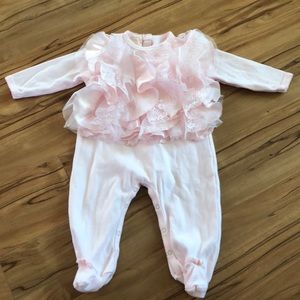 Baby Biscotti footed one piece Diva suit